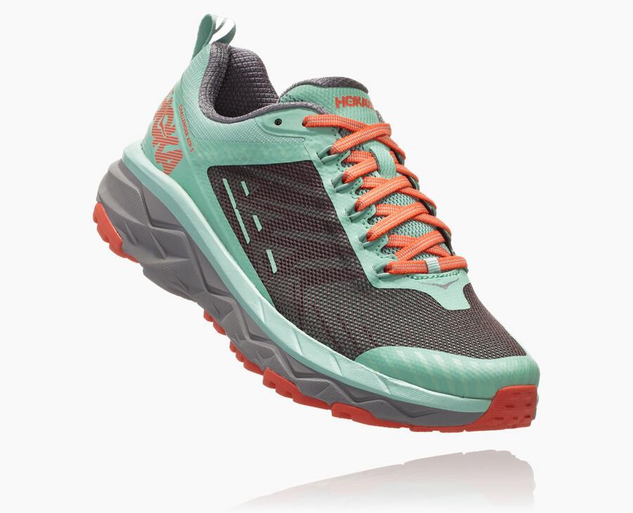 Tenis Trail Hoka One One Feminino Verdes/Pretas - Challenger Atr 5 - 368-VTLIJP